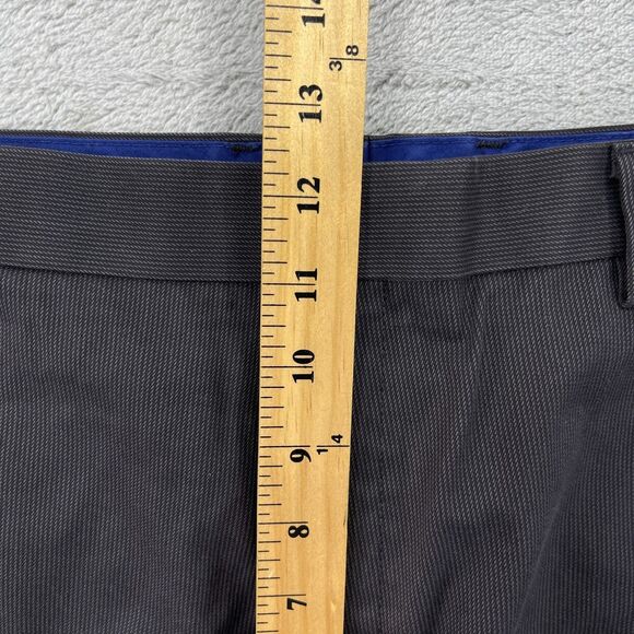 Banana Republic Dress Pants Mens 36x34 Navy Non Iron Tailored Slim Fit - Picture 12 of 15